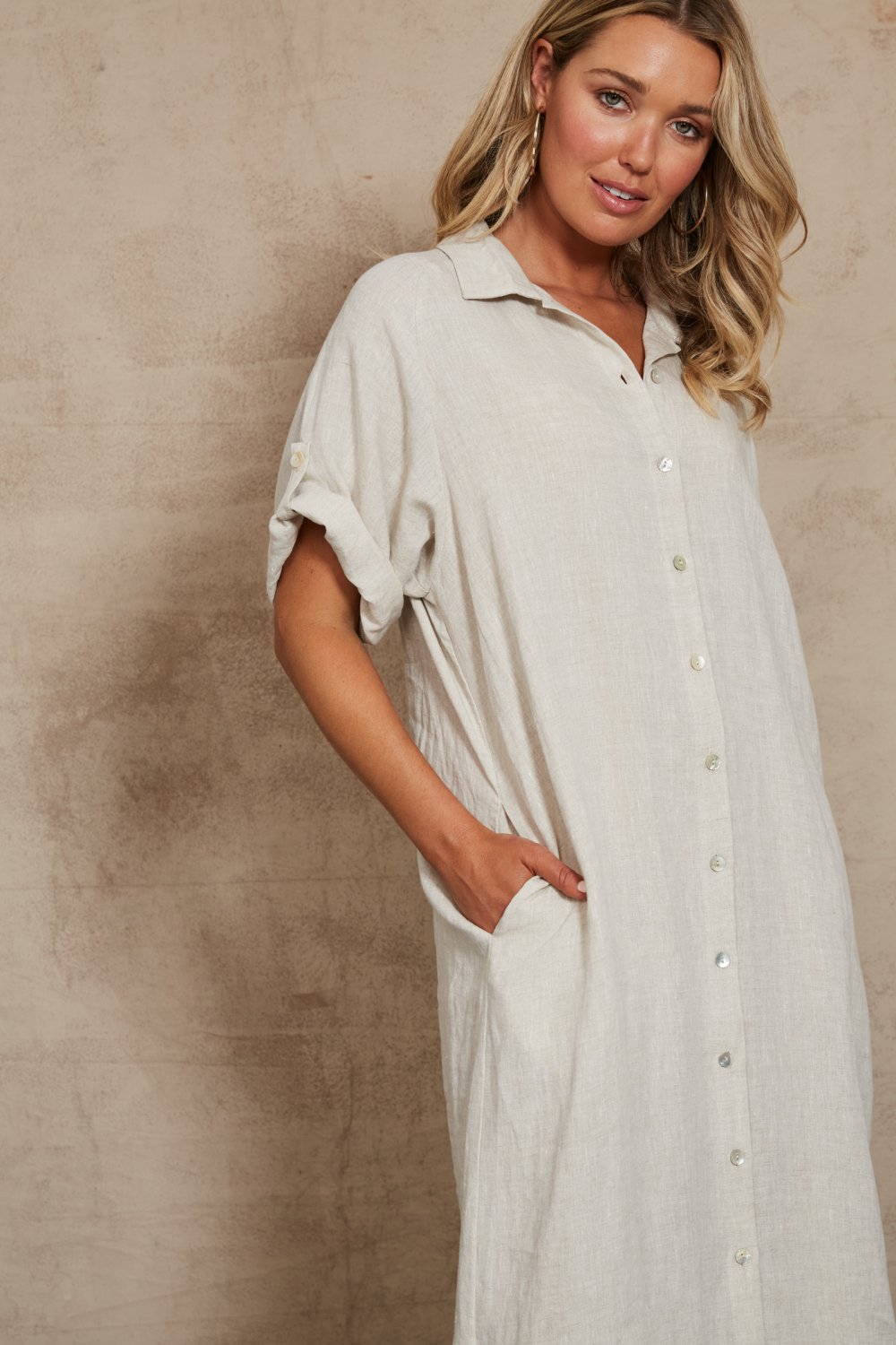 ebive-studio-shirt-dress-tusk 4