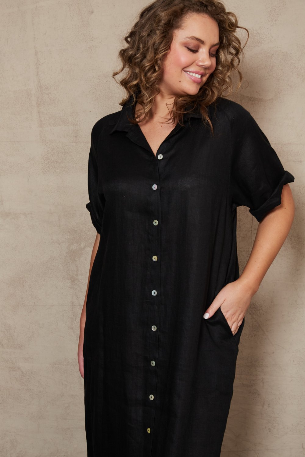 ebive-studio-shirt-dress-ebony 3