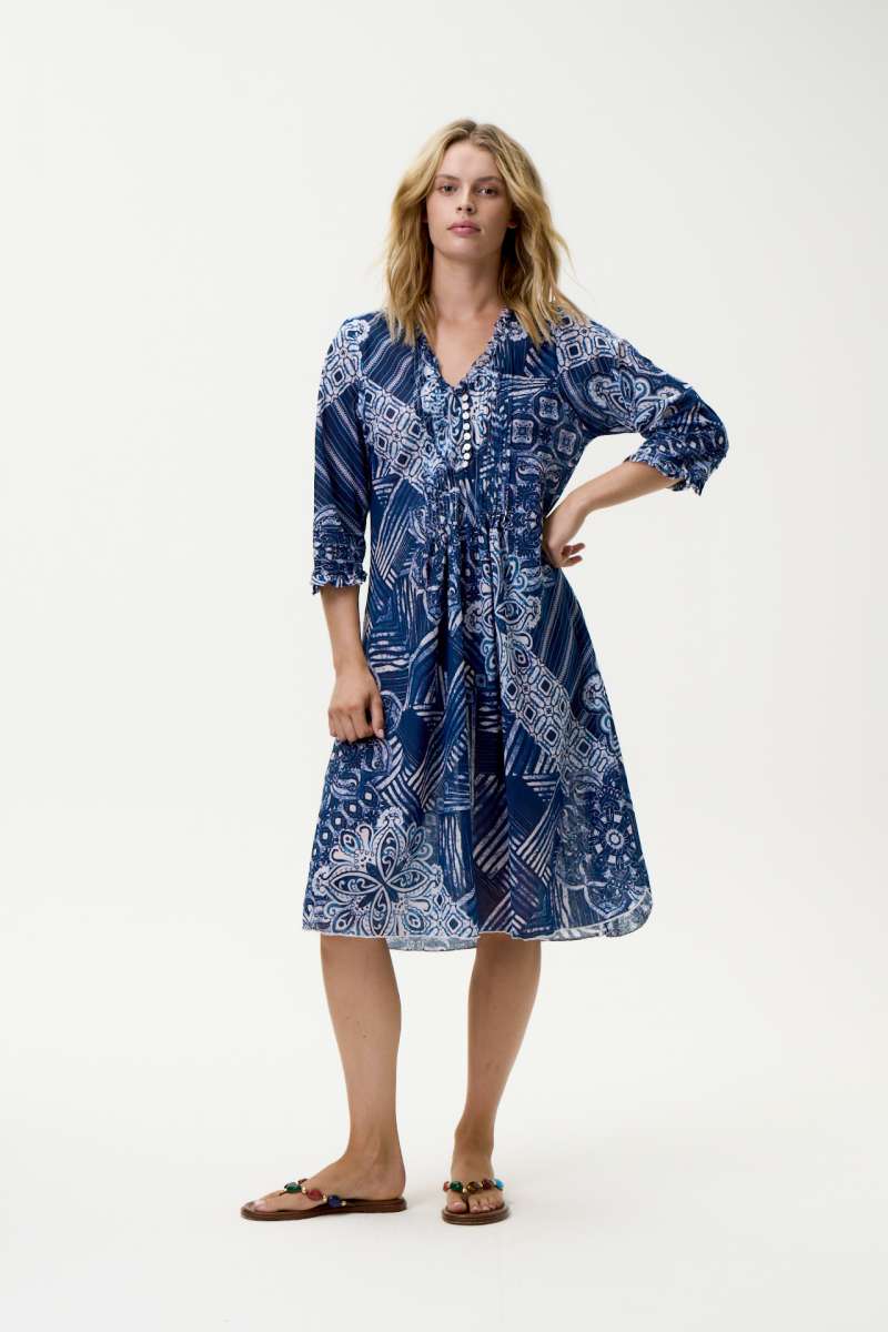 View oneseason Middy Poppy - Mandala Navy