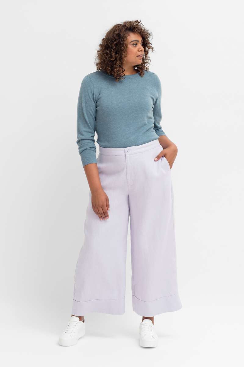 View Elk Anneli Linen Pant - Lilac