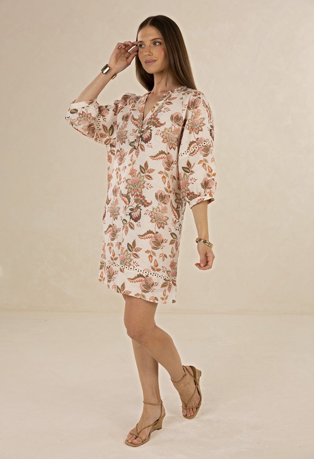 humidity-bohemian-rose-shift-dress 3