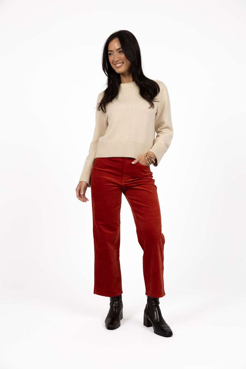 View Humidity Va Va Velour Pant - Rust