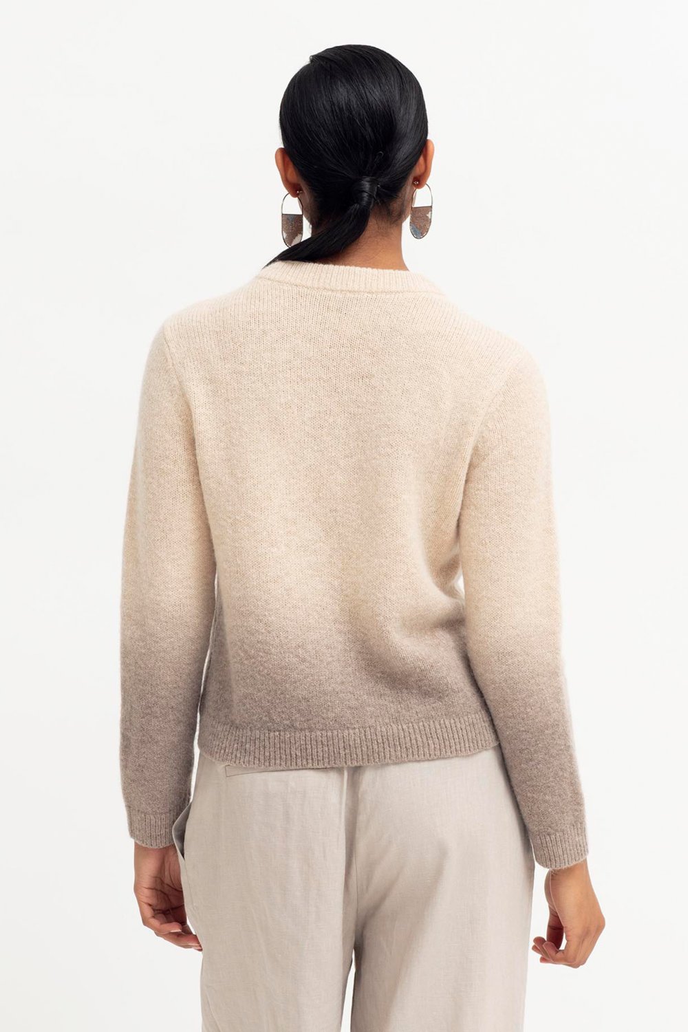 elk-ombre-sweater-ecru-brown 2
