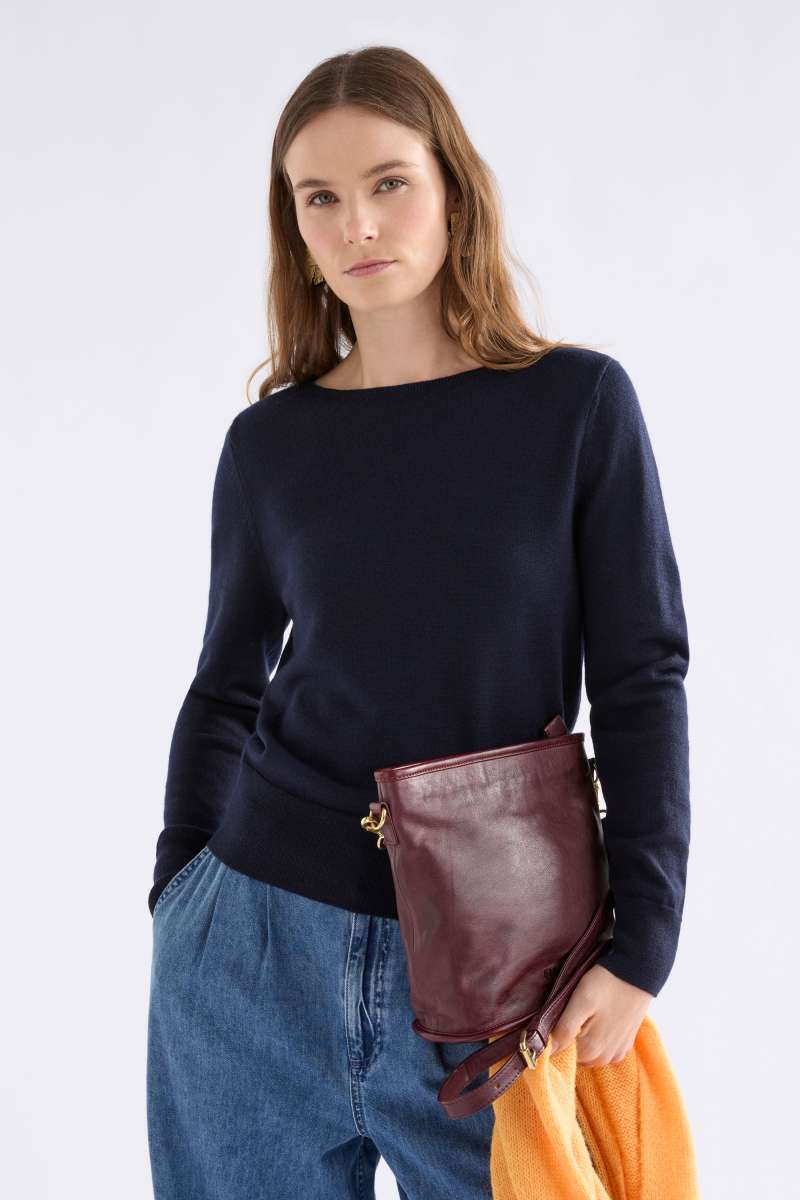 View Elk Ellora Sweater - Dark Navy