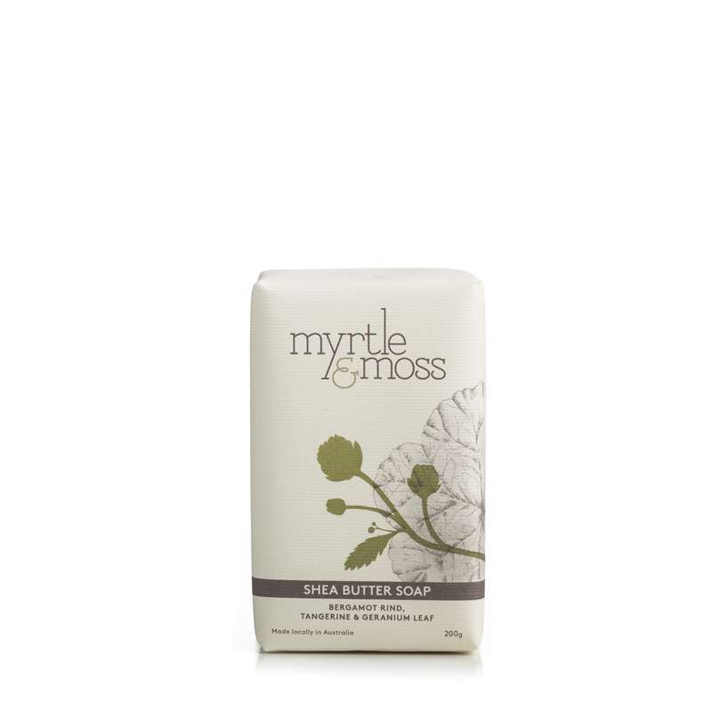 View Myrtle & Moss Bergamot Shea Soap 200g