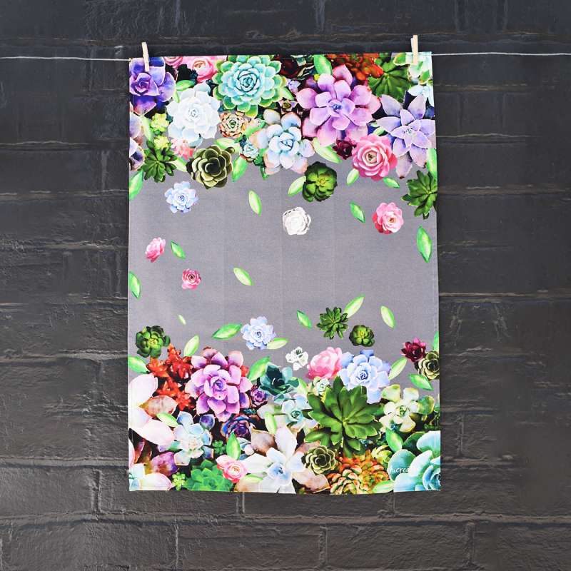 View Rhicreative Tea Towel - Succulents